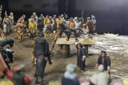 Zinnfiguren-Diorama von Douglas Miller